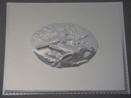 2505 Love Birds Plaque Chocolate Candy Mold